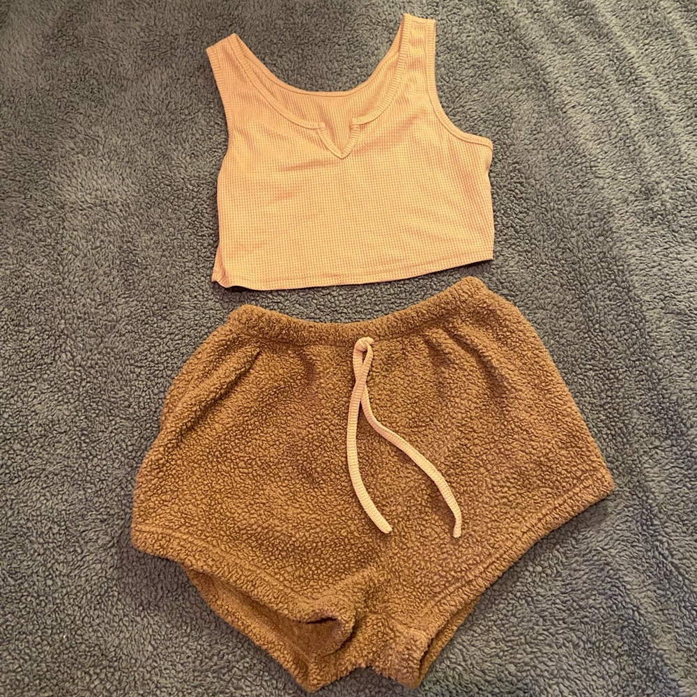 Brown pajama set